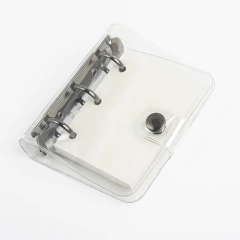 Carpeta cristal Mini Binder transparente con hojas lisas en internet