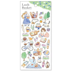 Plancha de Stickers Lush Basket 
