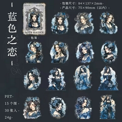 Pack 30 Stickers Pet Gothic Maiden