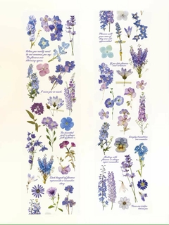 Cinta PET Flowers Junk Journal 50mm x 2m
