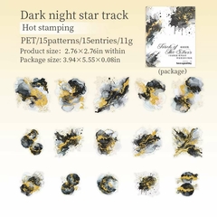 Pack 15 Stickers Pet Trash of the Stars c/ foil dorado