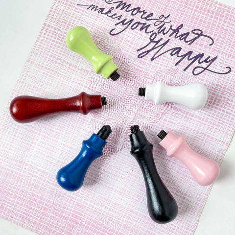 Mango universal con rosca para sellos de lacre - Serie II (SOLO MANGO)