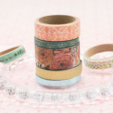 BoBunny Washi Tape 8/Pkg Willow & Sage - comprar online