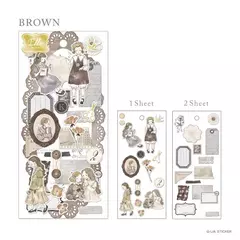 Pack de 2 Planchas de stickers Elle