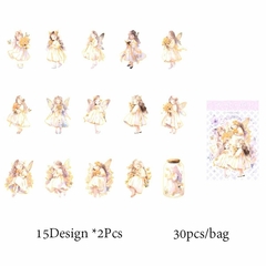 Pack 30 sticker PET Cuento de Hadas
