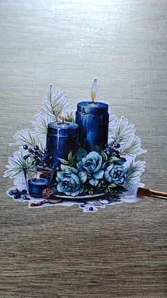 Die cuts Papelitos Vintage Christmas Serie A - comprar online