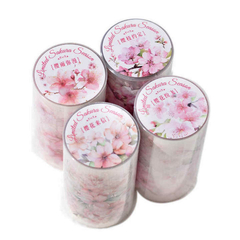 Cinta PET XXL troquelada Sakura Season 75 mm x 2 m