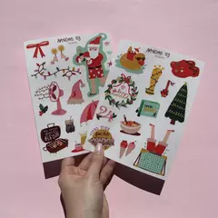 Stickers Navidad base transparente By Pale