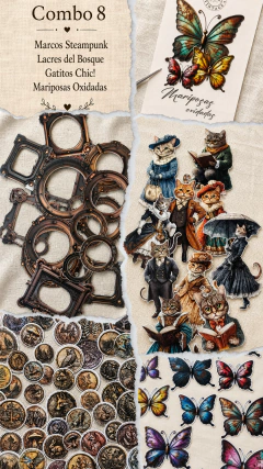PRE VENTA Combo de Chulerias Papelitos Vintage - comprar online