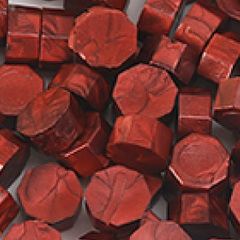 Pack de pastillitas de lacre octogonales x 100 unid SERIE V