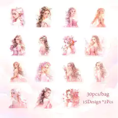 Pack 30 sticker Pet Butterfly Dance