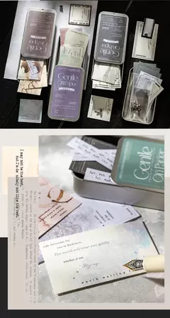 Lata metálica 48 die-cuts Gentle On Paper