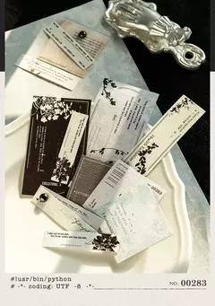 Imagen de Lata metálica 48 die-cuts Gentle On Paper