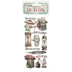 Stamperia Rub-On 4"x 8.5" SERIE B - comprar online