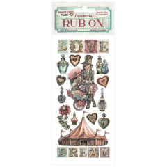 Stamperia Rub-On 4"x 8.5" SERIE B