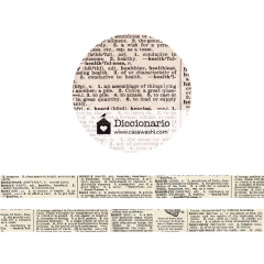 Washitape Colección Enciclopedia Casa Washi 15mm x 10m SERIE B