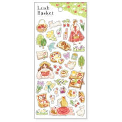 Plancha de Stickers Lush Basket 
