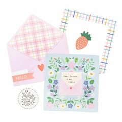 Bea Valint Poppy and pear Ephemera Icon Journaling 