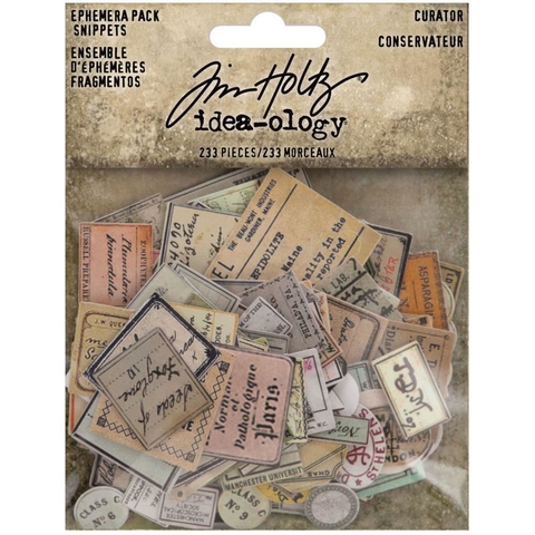 Tim Holtz Coleccion Idea Ology Ephemera Snippets Curator (152)