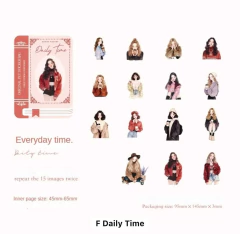 Pack 30 stickers PET Girls Generation Series