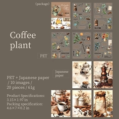 Libro stickers 20 hojas Poetry Coffee