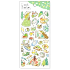 Plancha de Stickers Lush Basket 
