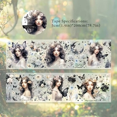Cinta PET Butterfly Girl Series 50mm x 2m