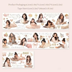 Cinta Pet Flowers and Girls 65mm x3m
