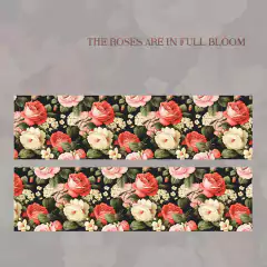 Washi Tape Rococo Flowers 60mm x 2m
