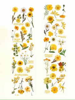 Cinta PET Flowers Junk Journal 50mm x 2m