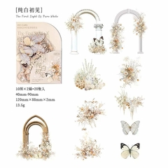 Pack 20 stickers PET Romantic Collection