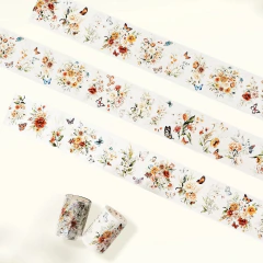 Cinta Pre-cut Floral Wave 60mm×5m PET (861)