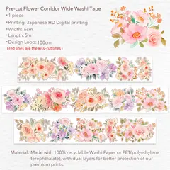 Cinta Pre-cut Flower Corridor 60mmx5m