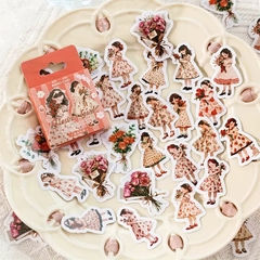 Stickers Cajita Coleccion Romantic Vintage