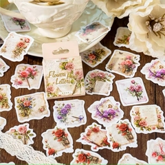 Stickers Cajita Coleccion Romantic Vintage