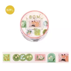 Imagen de Washi tape BGM con foil Life 15 mm x 5m