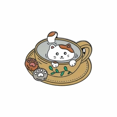 Pins Coleccion gatos perros y cafe - Casa Washi