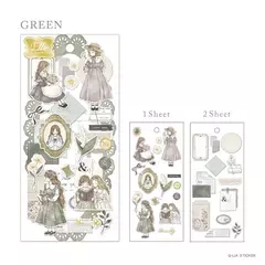 Pack de 2 Planchas de stickers Elle