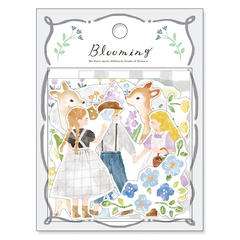 Pack 48 Stickers papel laminado Blooming