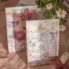 Block 100 papeles Rumoured Flower Letter
