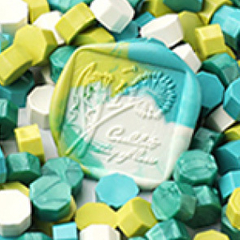 Pack MIX pastillitas de lacre octogonales x 100 unid SERIE B