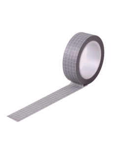 Washis estandard GRID 15 mm x 10 m COLORES 2021 blanca fondo gris