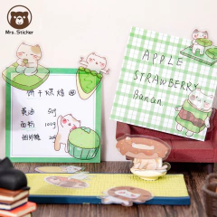 Stickers Gourmet Cat Series x 45 unid - Casa Washi