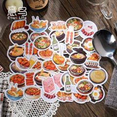 Cajita 46 stickers papel Korean Cuisine