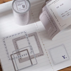 Cinta Sticker papel Date memo 70mm x 20 m