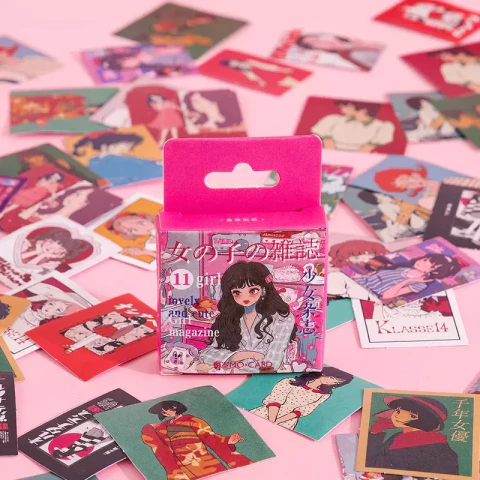 Stickers Cajita Girl Magazine (E031)
