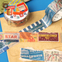 Washi colección Antique Collage Cardlover 15mm x 3m - Casa Washi