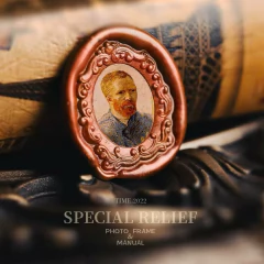 Sello para lacre 3D Vintage Museum Serie A en internet