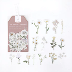 Stickers botanicos THE MEDICI GARDENS papel washi