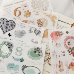 Set 3 planchas transfer Rococo Dreams
